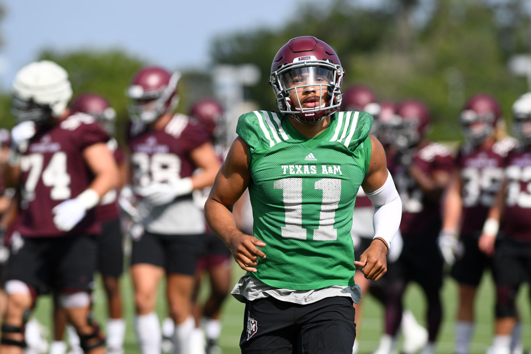 Texas A&M football practice